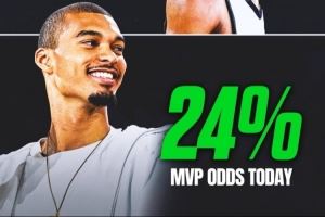揭幕战震惊世界后!文班MVP概率增加到24%! 揭幕战震惊世界后!文班MVP概率增加到24%!