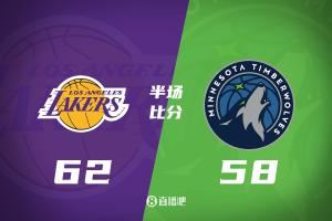 半场-里夫斯18分9助艾顿12分7板 兰德尔22分 湖人领先森林狼4分 半场-里夫斯18分9助艾顿12分7板 兰德尔22分 湖人领先森林狼4分