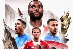 拜仁发布对阵勒沃库森海报:凯恩、奥利塞、若纳坦-塔出镜 拜仁发布对阵勒沃库森海报:凯恩、奥利塞、若纳坦-塔出镜